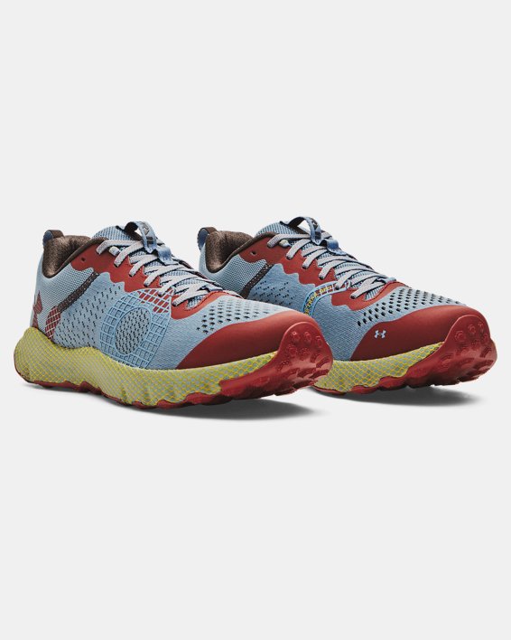 Unisex UA HOVR™ Speed Trail Running Shoes, Blue, pdpMainDesktop image number 3